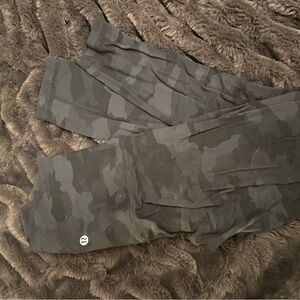 lululemon athletica Black Camo Sweatpants